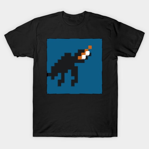 Black monster T-Shirt by daengdesign66